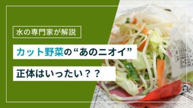 カット野菜の“あのニオイ”はなに??──知っておきたい塩素洗浄と上手な付き合い方